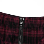 Seori A-Line Skirt (Checkered) - PunkRave