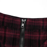 Seori A-Line Skirt (Checkered) - PunkRave