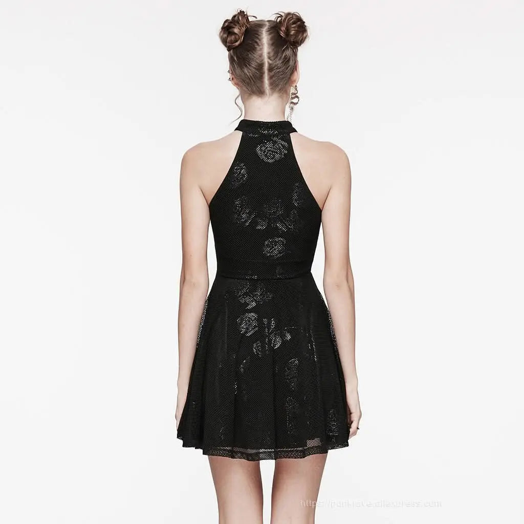 Sepulchral Mini Dress - PunkRave