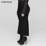 Shadow Elegance Fishtail Skirt - PunkRave