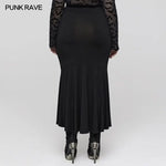 Shadow Elegance Fishtail Skirt - PunkRave