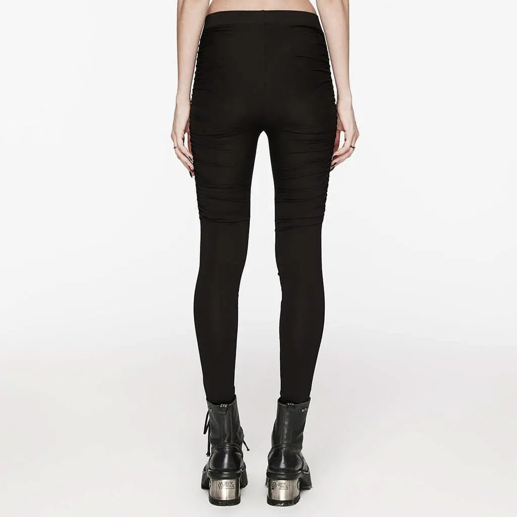 Shadowline Ruched Leggings - PunkRave