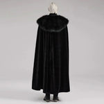 Sherpa Fur Collar Cape - PunkRave