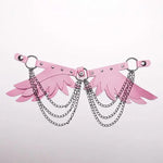 Sinister Whispers - Gothic Harness with Wings - PunkRave