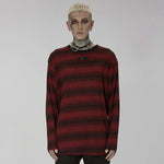 Sludge Grunge Striped Tee - PunkRave