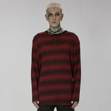 Sludge Grunge Striped Tee - PunkRave