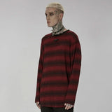 Sludge Grunge Striped Tee - PunkRave