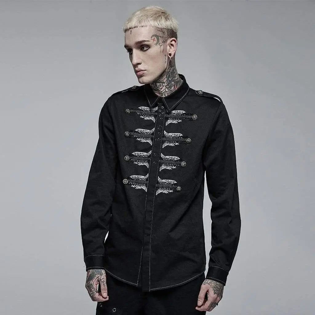 Spirit Crusher Embroidered Shirt - PunkRave