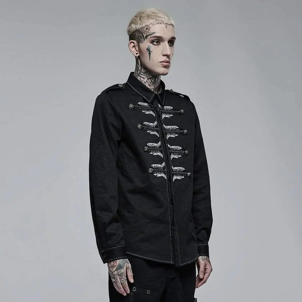 Spirit Crusher Embroidered Shirt - PunkRave