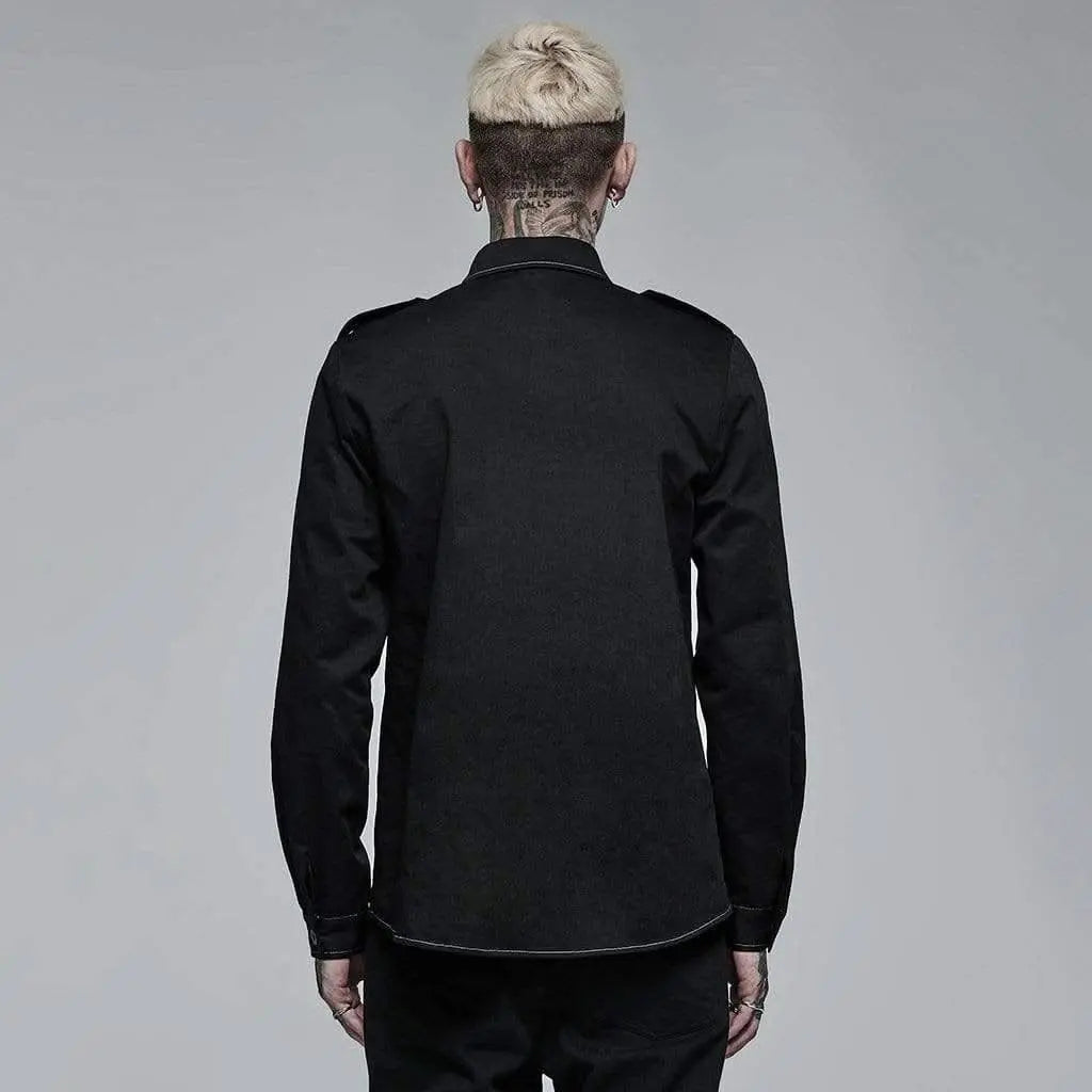 Spirit Crusher Embroidered Shirt - PunkRave