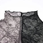 Starless Night Mesh Top - Black Pink My Store