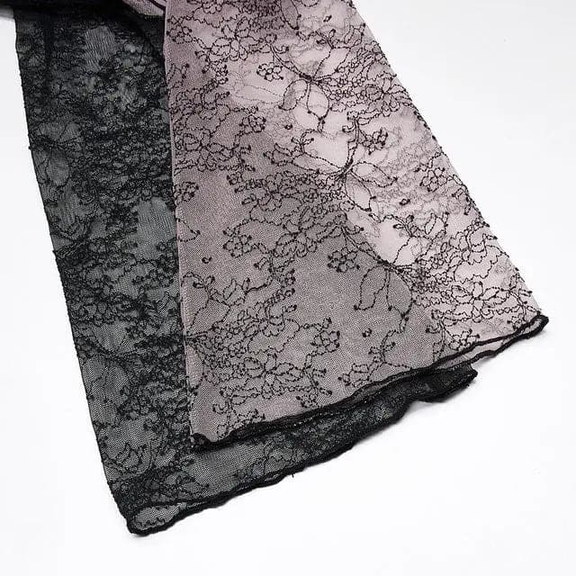 Starless Night Mesh Top - Black Pink My Store