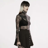 Starless Night Mesh Top - Black Pink My Store