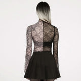 Starless Night Mesh Top - Black Pink My Store