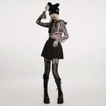 Starless Night Mesh Top - Black Pink My Store