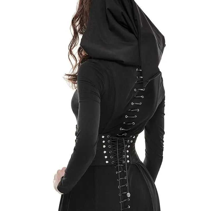 Steampunk Bones Corset - Black