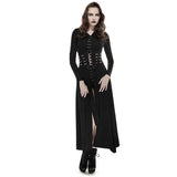 Steampunk Bones Corset - Black