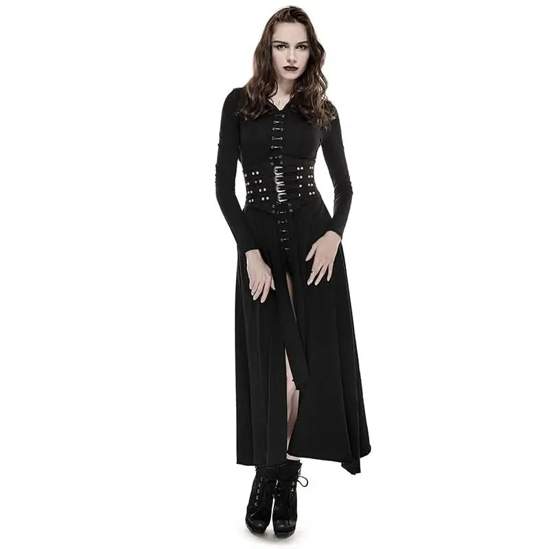 Steampunk Bones Corset - Black