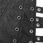 Steampunk Bones Corset - Black