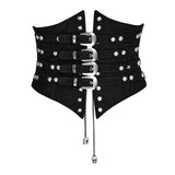 Steampunk Bones Corset - Black