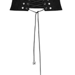 Steampunk Bones Corset - Black