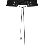 Steampunk Bones Corset - Black