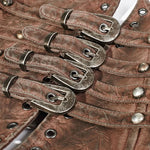 Steampunk Bones Corset - Coffee