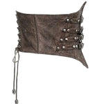 Steampunk Bones Corset - Coffee