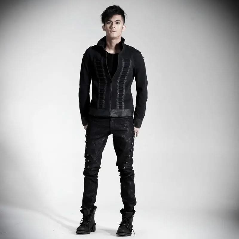 Steampunk Infernal Trousers For Men - PunkRave