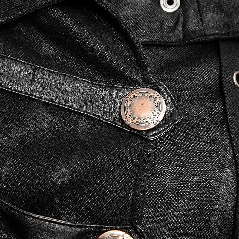 Steampunk coat convertible - Men My Store