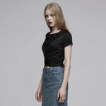Street Rebel Cowl Neckline Tee - PunkRave