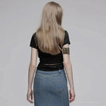 Street Rebel Cowl Neckline Tee - PunkRave