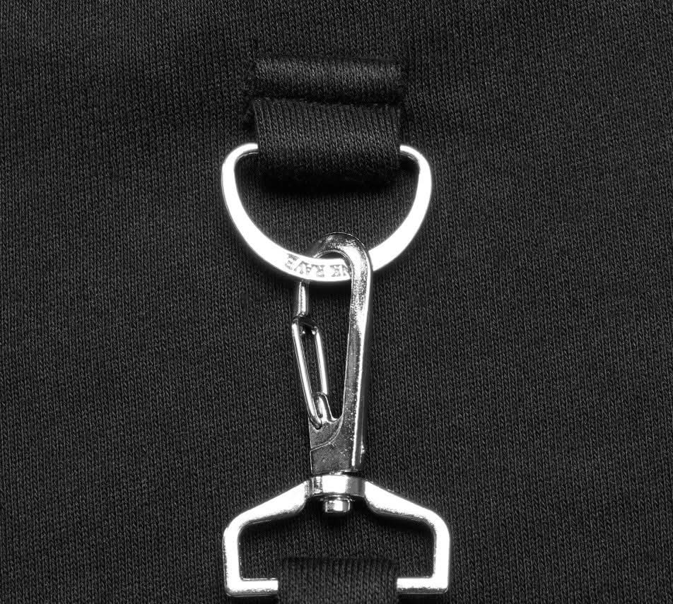 The Infernal One Crop Top With Hood - PunkRave