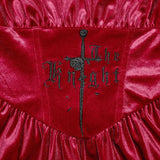 The Knight Gradient Dress - Red Black My Store