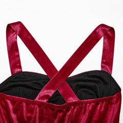 The Knight Gradient Dress - Red Black My Store