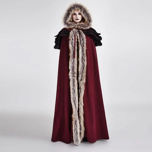 The Revenant Coat - Women - Red - PunkRave
