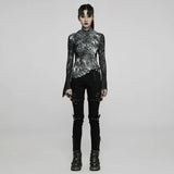 Toxic Addiction Printed Turtleneck - PunkRave
