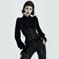 Umbra Underbust Corset - Red - PunkRave