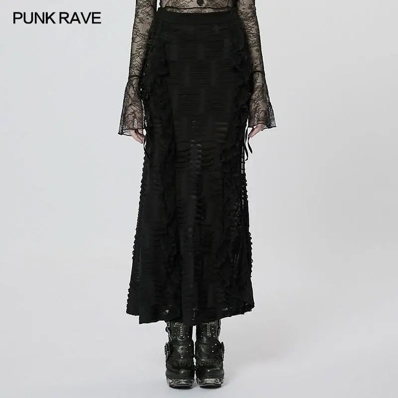 Undead Urban Maxi Skirt - PunkRave