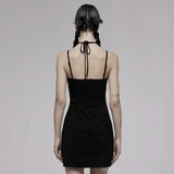 Valerie Bodycon Dress (Solid Black) - PunkRave