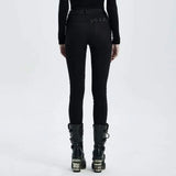 'Valkyrie' Denim Trousers (Red) - PunkRave