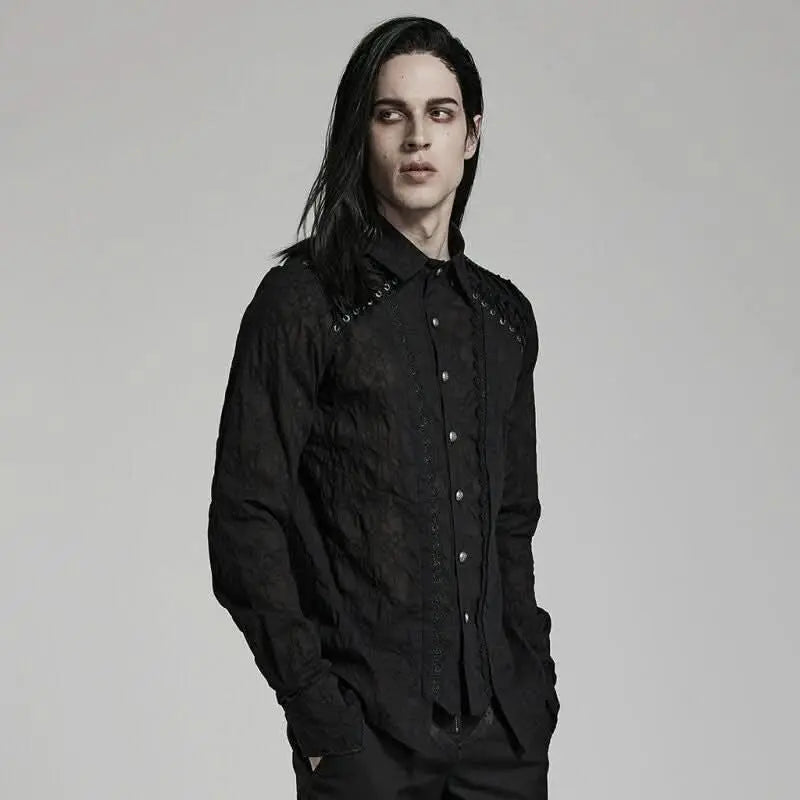Vampyre Vogue - Gothic Dress Shirt - PunkRave