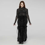 Vehemence Velvet Skirt - PunkRave