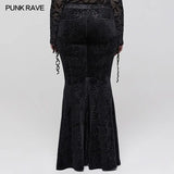 Velvet Shadow Flared Pants - PunkRave