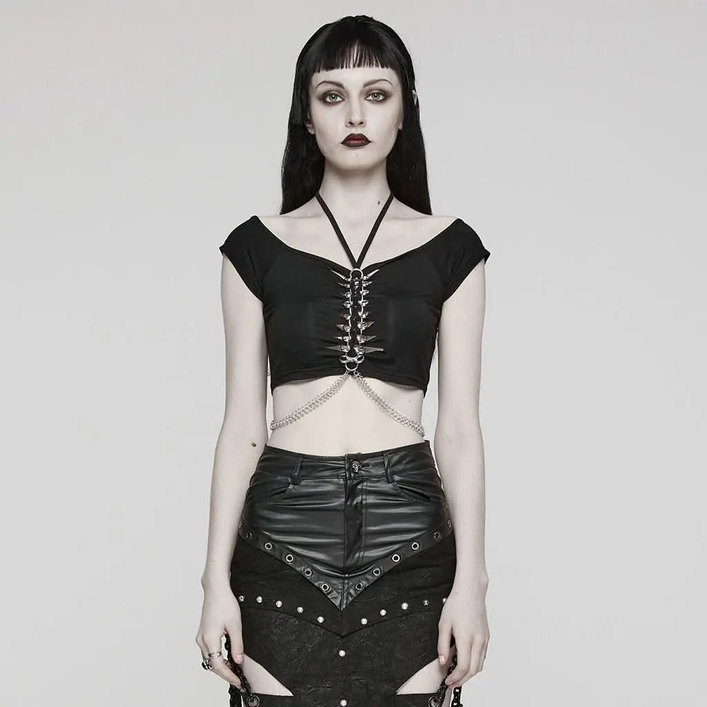 Vengeance Crop Top - PunkRave