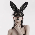 Vinyl Vamp - Gothic Mask with Bunny Ears - PunkRave