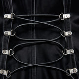Visions Of China Mini Dress - Black & Red - PunkRave