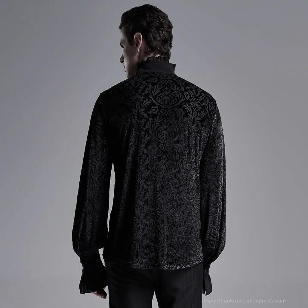 Void Printed Dress Shirt - PunkRave