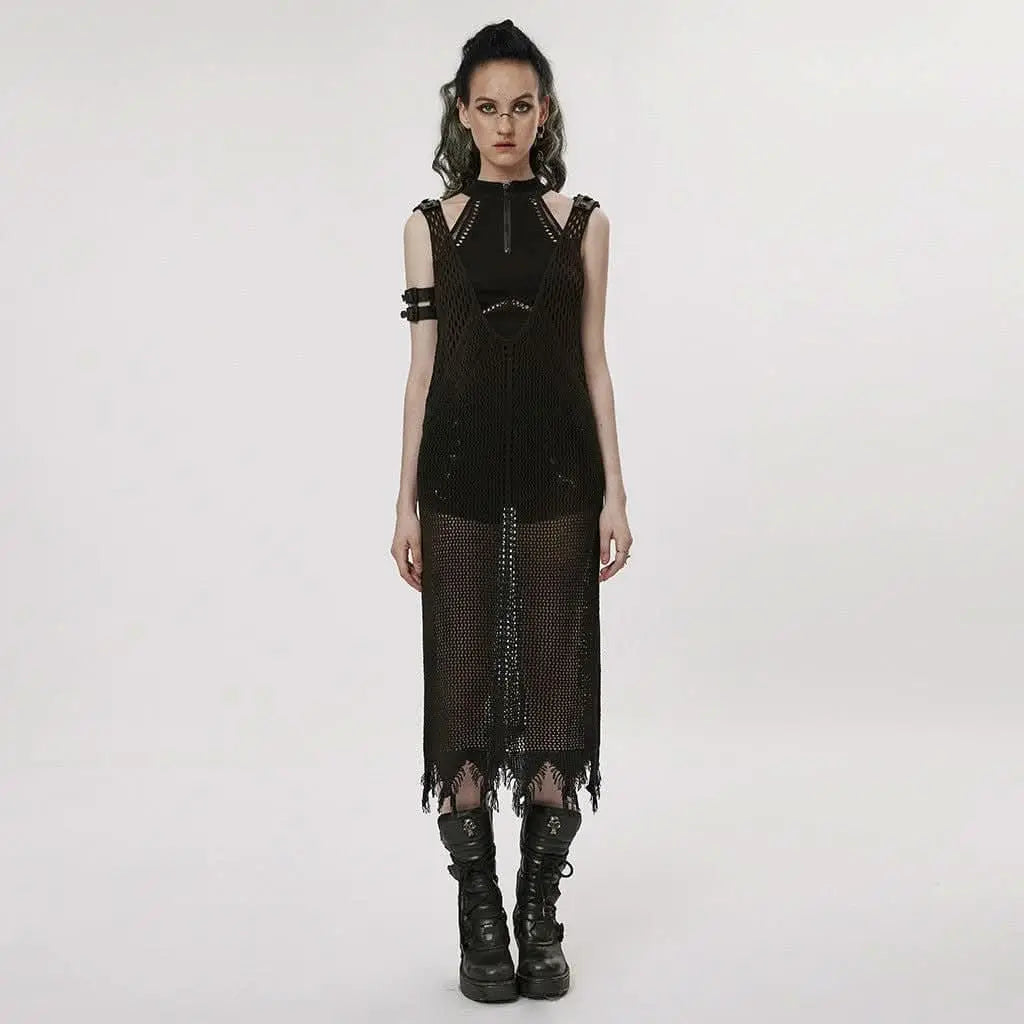 Voodoo Mesh Dress - PunkRave
