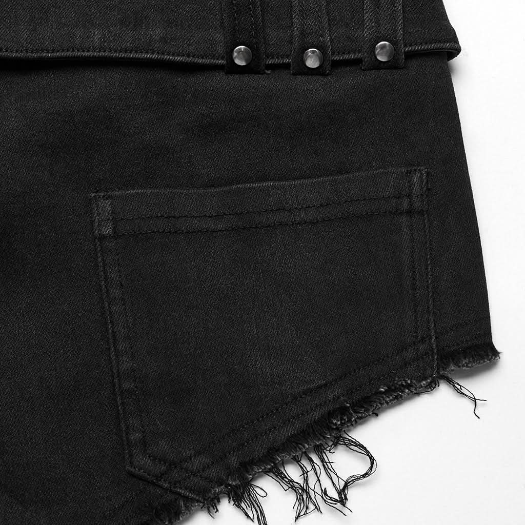 Ultraviolet Denim Shorts - PunkRave